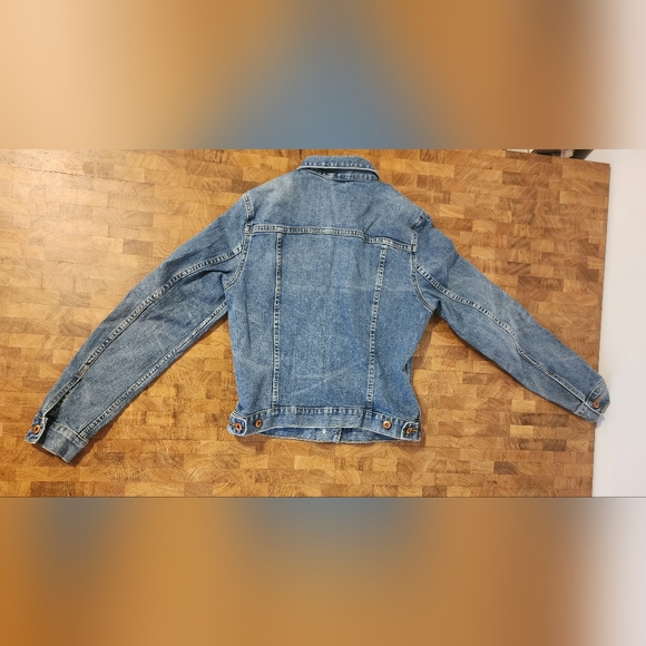 🍂🍁🍂Label of Graded Goods L.O.G.G Jean jacket size 8 H&M Denim🍁🍂🍁 - Picture 10 of 16